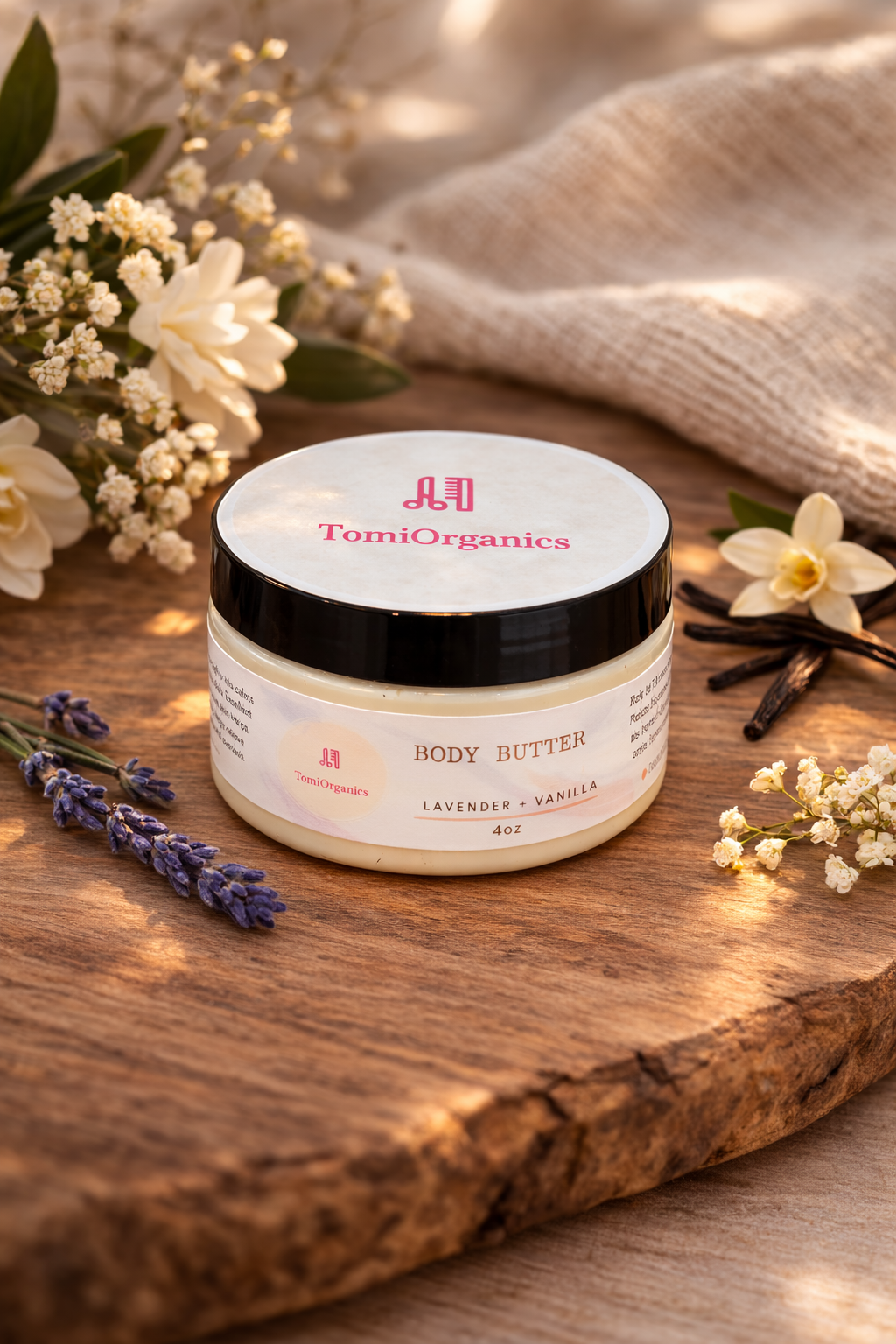 Body Butter - Lavender + Vanilla - (4 oz)