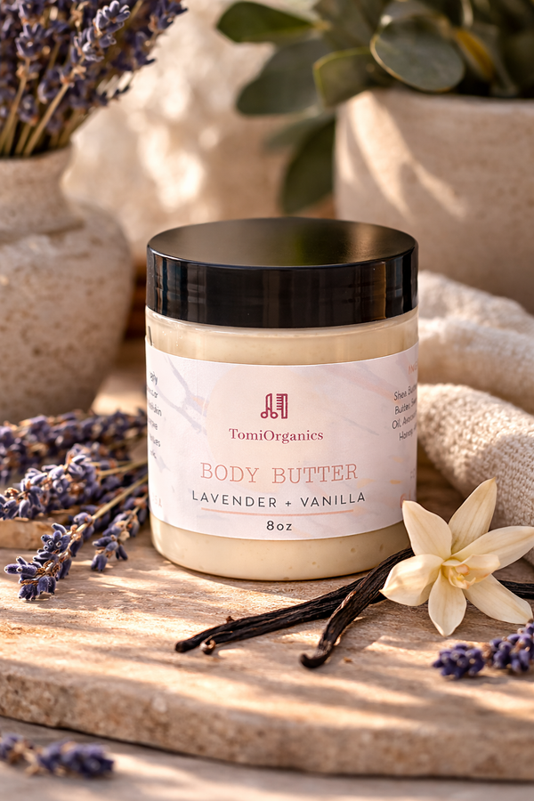 Body Butter - Lavender + Vanilla - (8 oz)